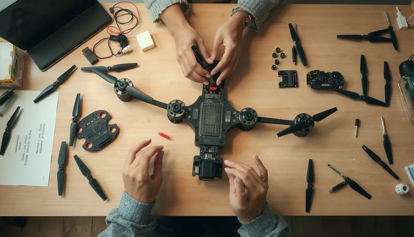 drone en kit à monter soi-même