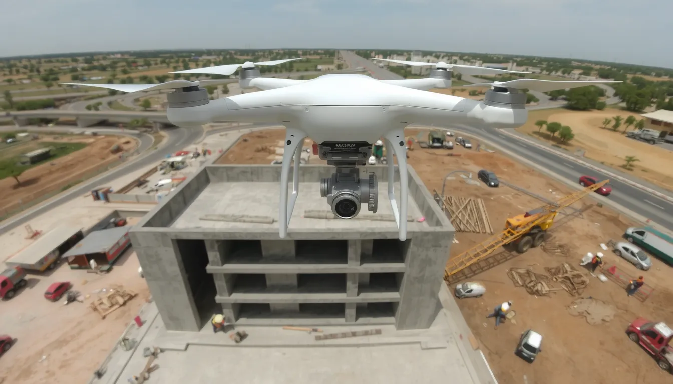 suivi de chantier par drone
