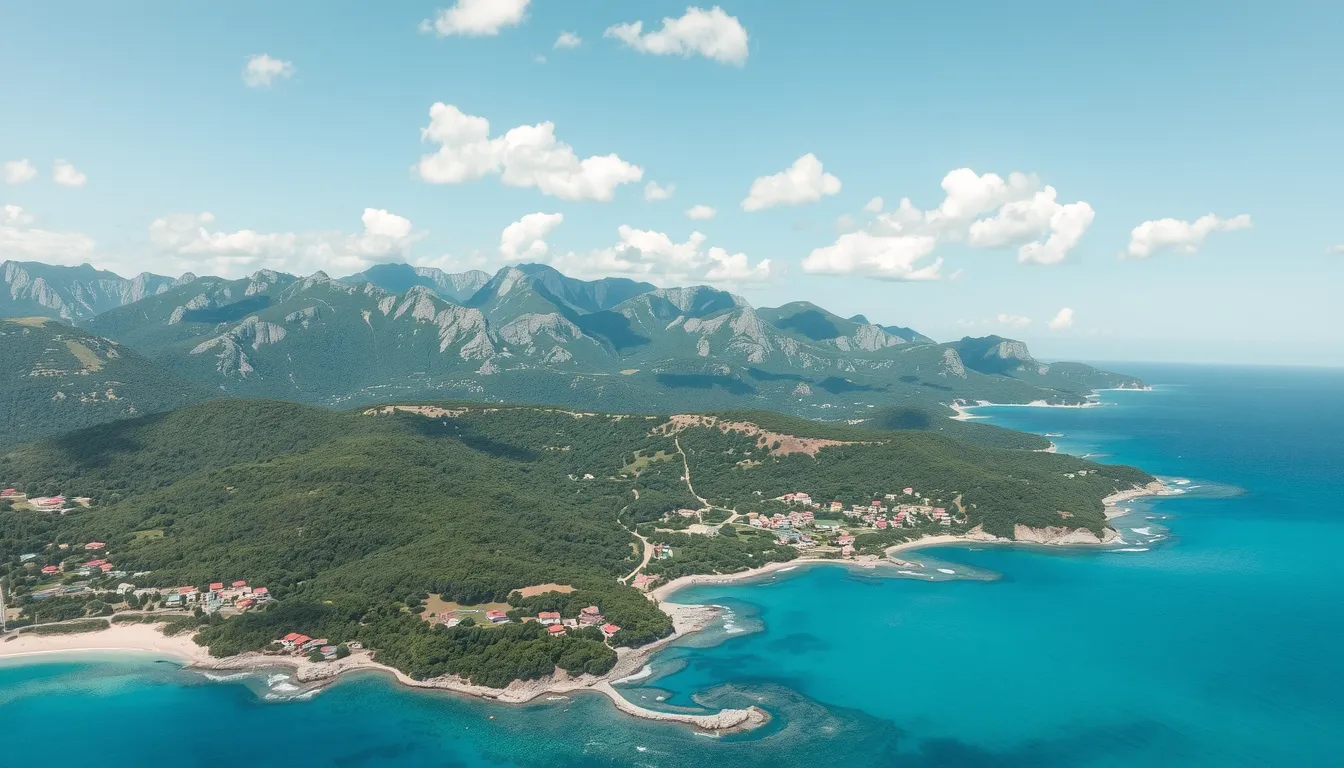 corse vue du ciel