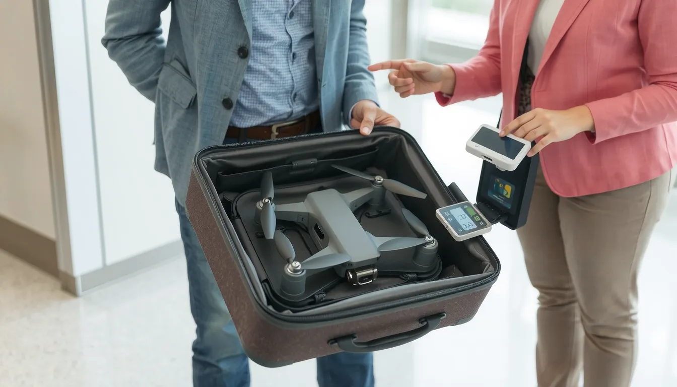 drone bagage cabine
