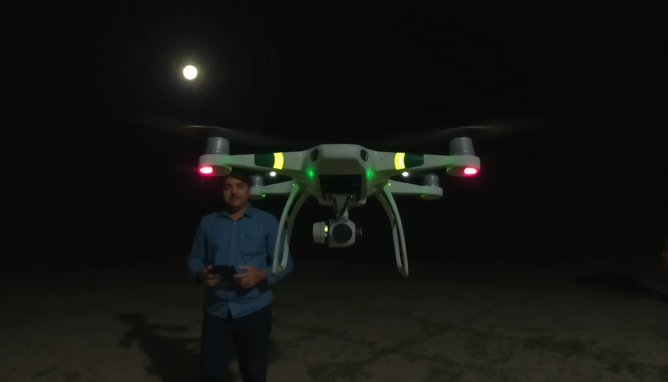 drone nuit