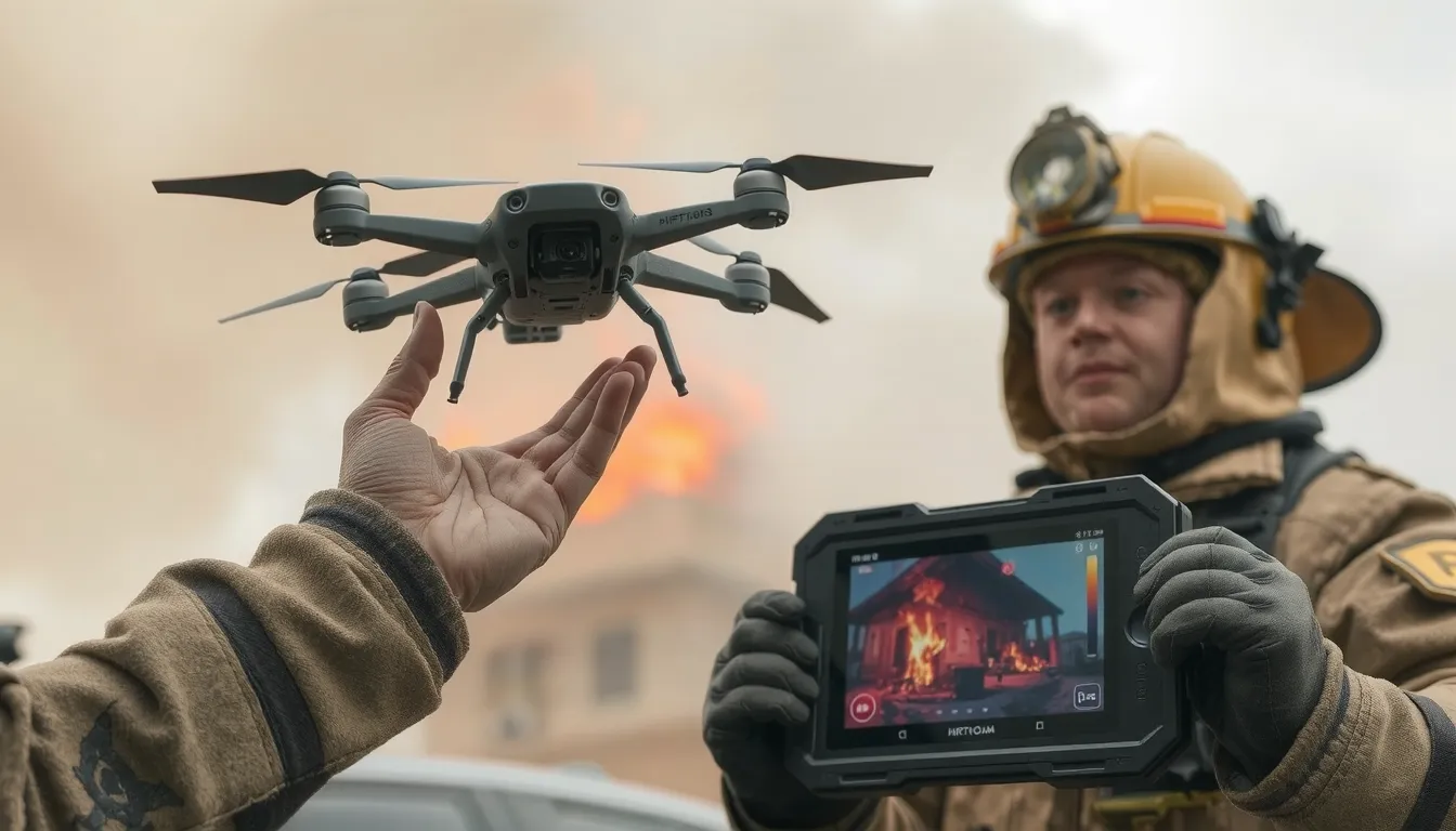 drone pompier