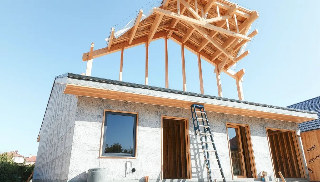 maison toit plat construction