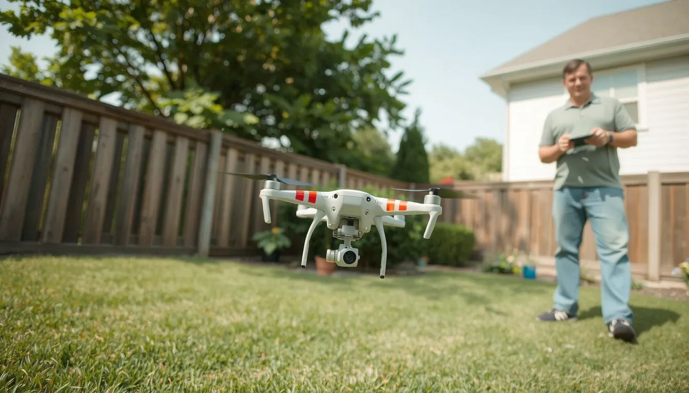 peut on faire voler un drone dans son jardin