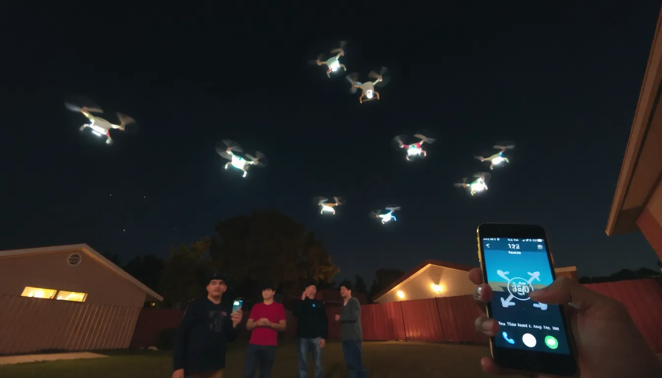 drone dans le ciel