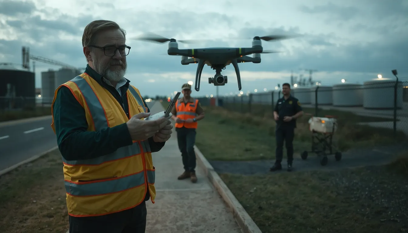 entreprise de sécurité et de surveillance par dron