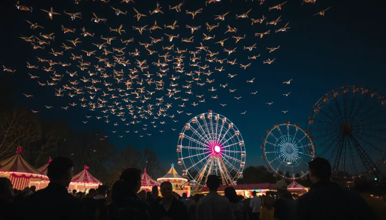 Spectacle drone Foire Saint-Romain : le ballet de 150 drones à Rouen